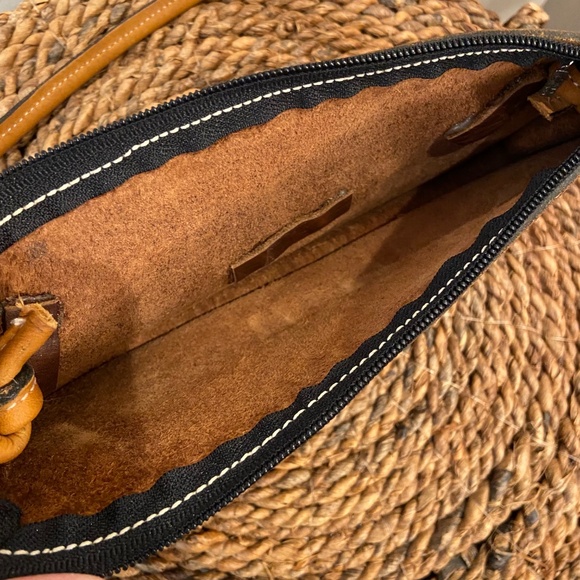 Custom Leather Bag with Turquoise Nugget Accents - Picture 5 of 11